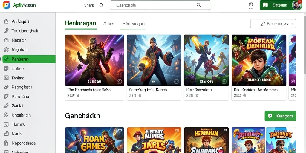 Tampilan antarmuka yang menarik dan intuitif.