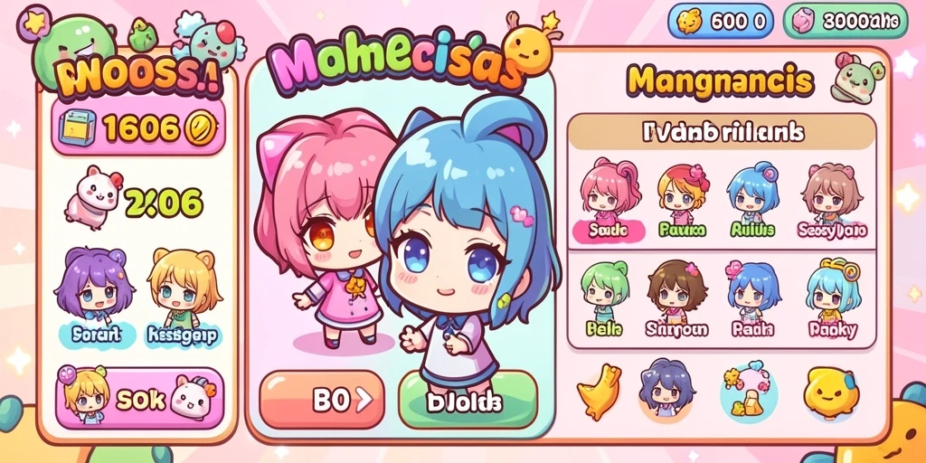 Tampilan menu utama yang menarik dan mudah dinavigasi.