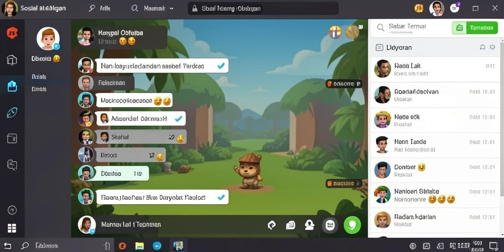 Screen utama LETSTHOR dengan tampilan yang menarik.