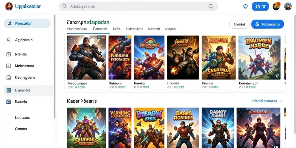 Tampilan antarmuka yang modern dan menarik.
