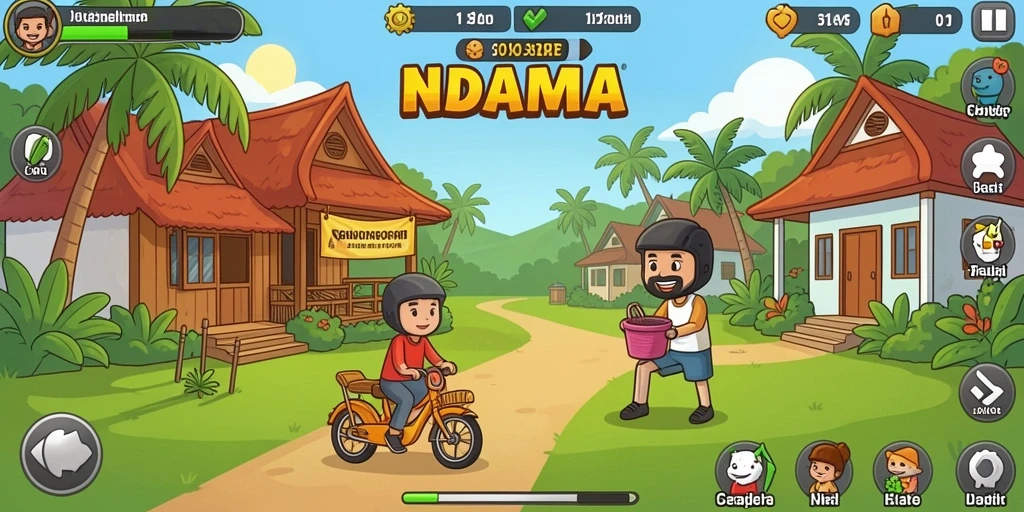 Tampilan antarmuka yang sederhana dan bersih.